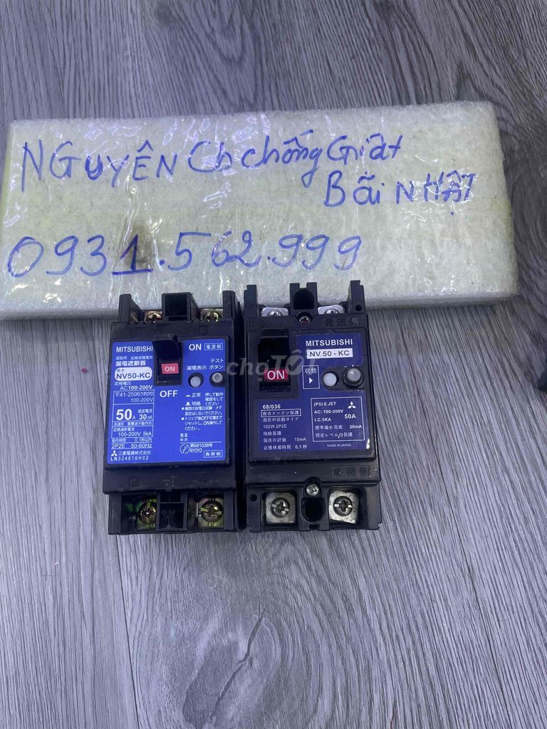 cb chống giật 50a gắn tổng nhà của nhật