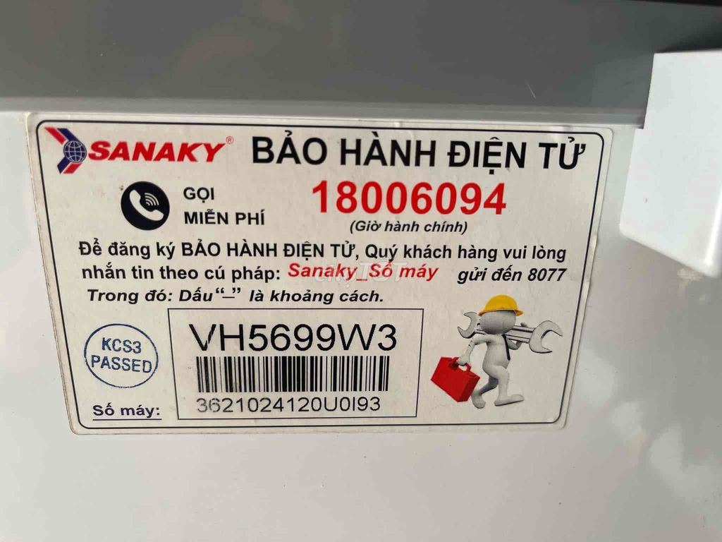 Tủ 560L Bảo Hành Hãng 24 tháng/ 2 ngăn đông mát