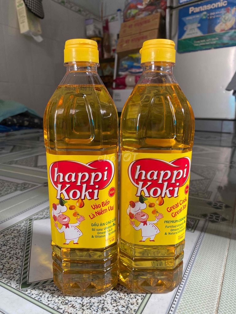 Dầu ăn Happi Koki 1 lít. Mua bán Đồ ăn, thực phẩm và các loại khác tại Quận 5 Tp Hồ Chí Minh được đăng bởi Hồng hình 1