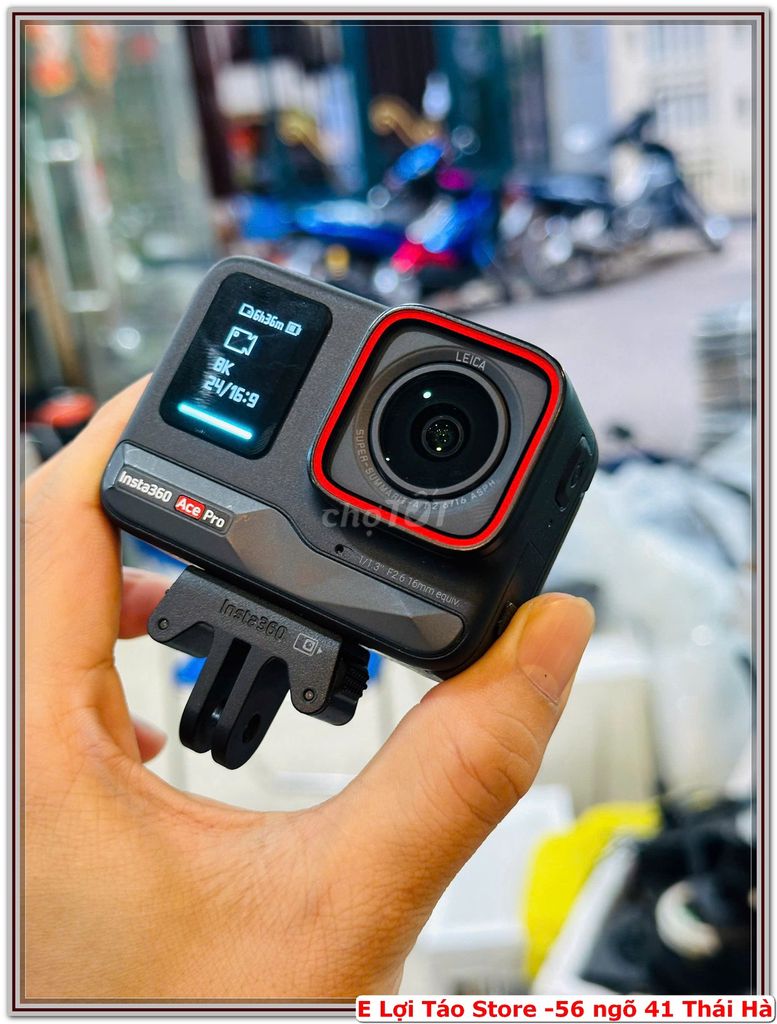 E pass Camera hành trình Insta360 Ace Pro Đen 8K. Mua bán Máy ảnh, Máy quay tại Quận Đống Đa Hà Nội được đăng bởi Nguyễn Tiến Lợi hình 1