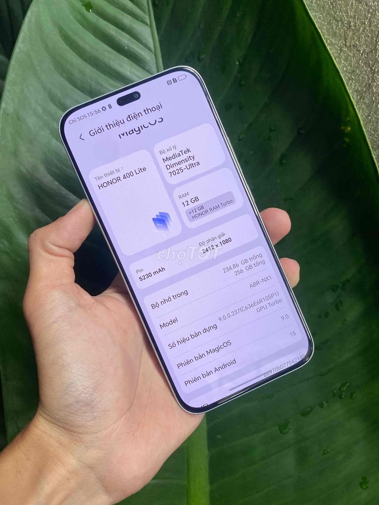 Honor 400 Lite 12GB/256GB Bạc. Mua bán Điện thoại tại Quận Ninh Kiều Cần Thơ được đăng bởi phước sang hình 1