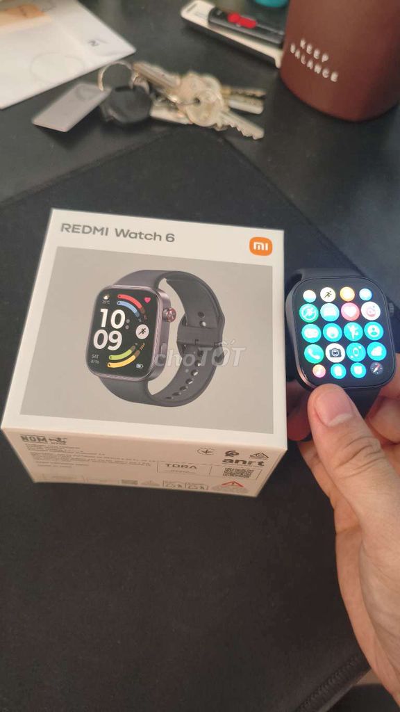 Xiaomi Redmi Watch 6 Đen Đã sử dụng. Mua bán Thiết bị đeo thông minh tại Quận Hoàng Mai Hà Nội được đăng bởi Huy Nguyễn hình 1