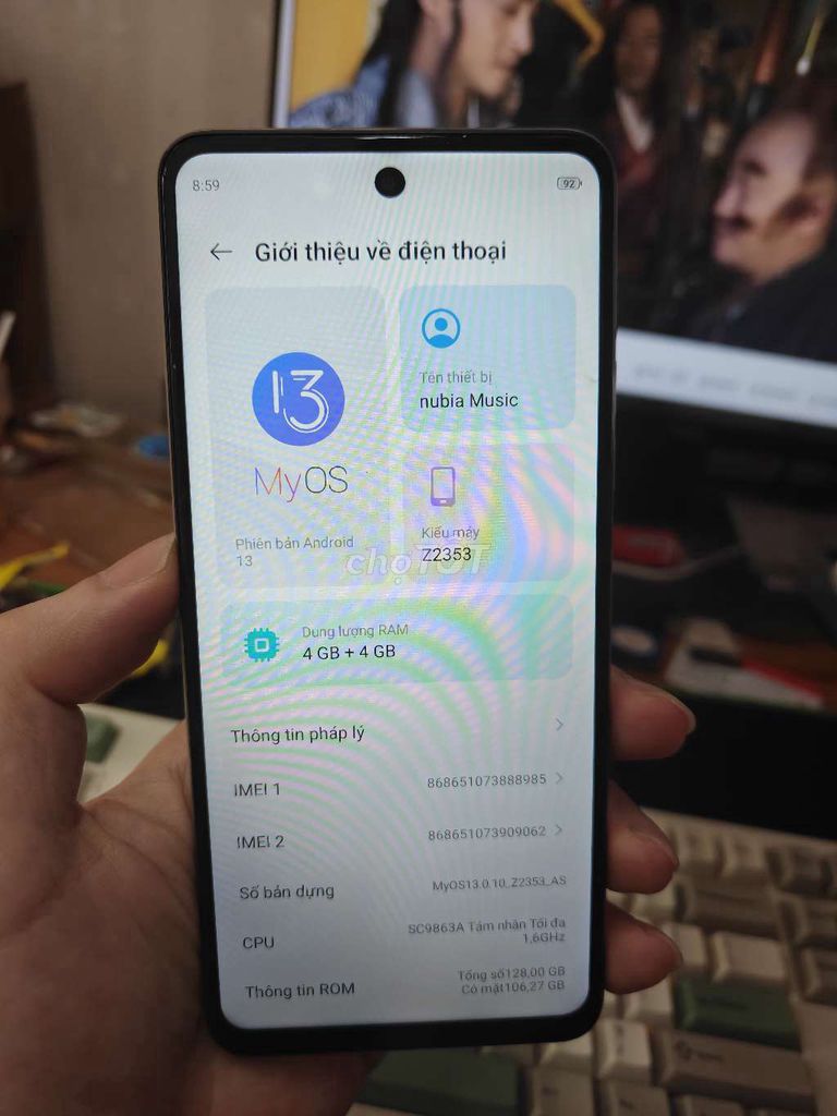 Nubia Music 128GB Đa sắc, zin đẹp 99%. Mua bán Điện thoại tại Quận Thanh Xuân Hà Nội được đăng bởi cửa hàng điện thoại giá rẻ hình 1