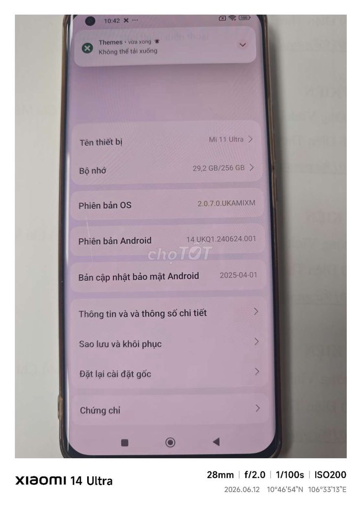 Xiaomi Mi 11 Ultra 256GB Trắng. Mua bán Điện thoại tại Huyện Bình Chánh Tp Hồ Chí Minh được đăng bởi Smile Sang hình 1