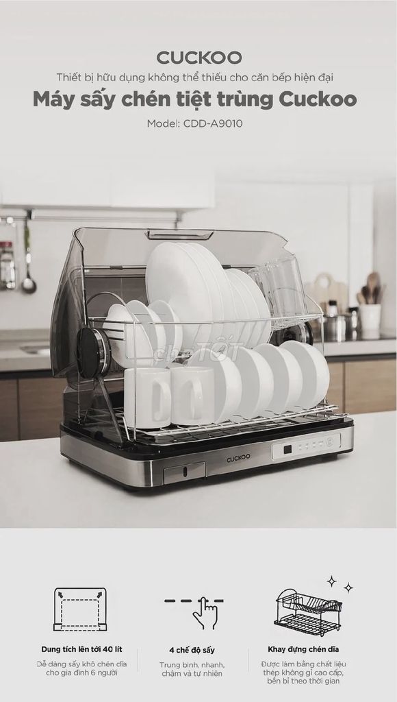Thanh lý máy sấy chén Cuckoo CDD-A9010 new 100%. Mua bán Bếp, lò, đồ điện nhà bếp tại Quận 7 Tp Hồ Chí Minh được đăng bởi Thanh hình 1