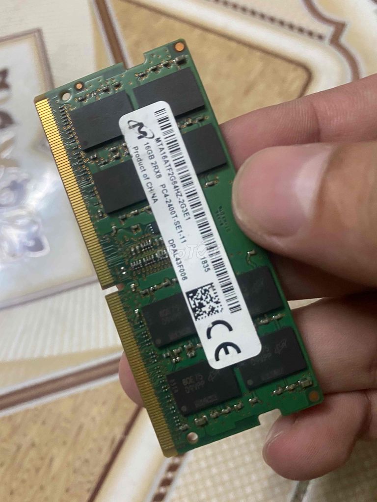 Ram 16G Laptop hàng zin us Micron ddr4 Bus 2400mhz