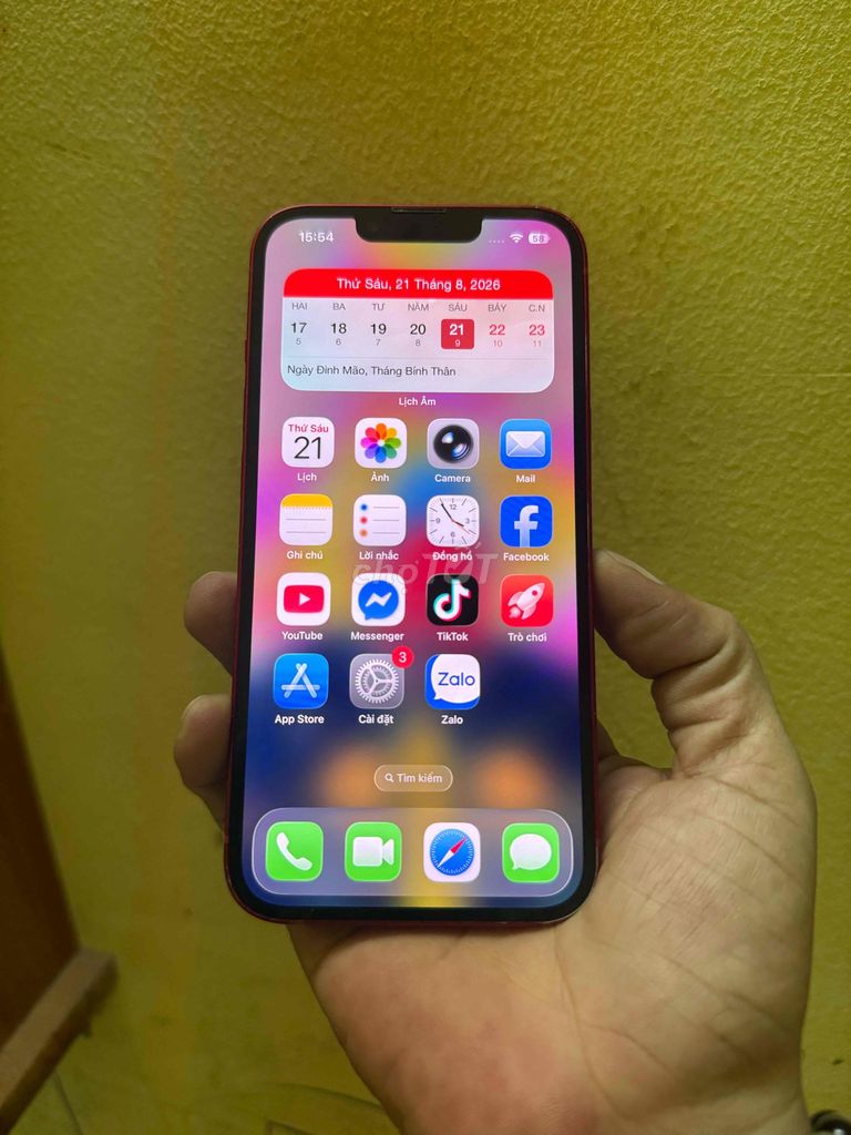Apple iPhone 13 Đỏ Zin Zin Đã thay vỏ. Mua bán Điện thoại tại Quận 12 Tp Hồ Chí Minh được đăng bởi Nhất tâm hình 1