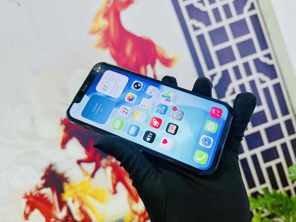 iPhone 12 128G Đen quốc tế màn LK xài ổn định. Mua bán Điện thoại tại Quận Hải Châu Đà Nẵng được đăng bởi Hoàng Anh Tuấn hình 1