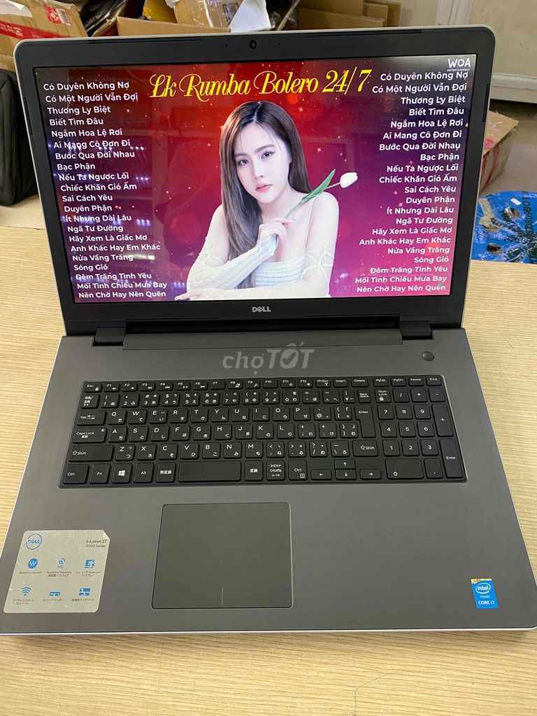 Dell 5759 Màn 17.3 Siêu To, chip i5 Siêu Nhanh