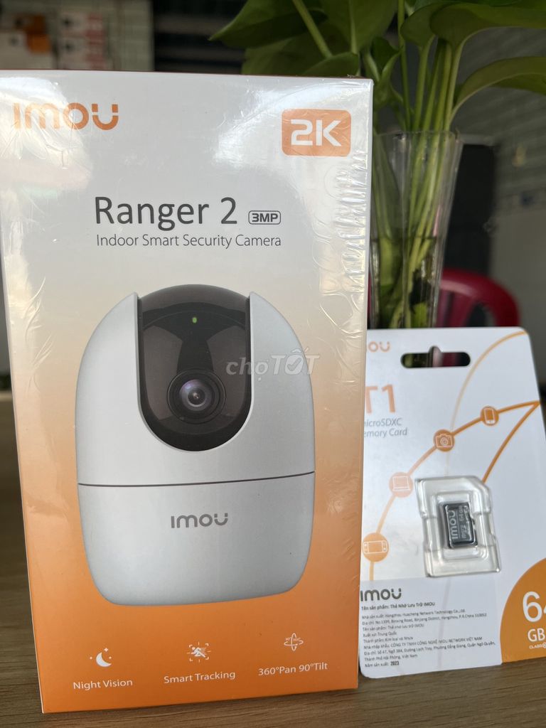 Camera Imou Ranger 2 3mp 2k + thẻ 64g chỉ 550k