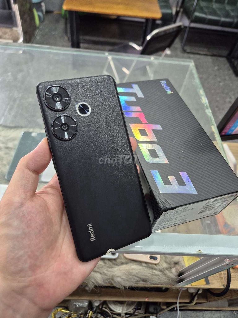 Xiaomi Redmi Turbo 3 Fullbox 8GB/256GB Đen. Mua bán Điện thoại tại Thành phố Buôn Ma Thuột Đắk Lắk được đăng bởi Định Phone47 hình 1