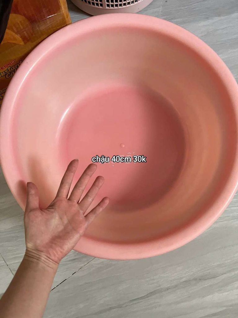 Chậu nhựa Hồng 40cm. Mua bán Cây cảnh, đồ trang trí tại Quận Nam Từ Liêm Hà Nội được đăng bởi Chu Bảo Ngọc Diệp hình 1