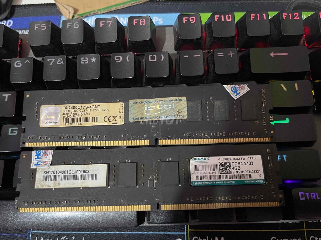 RAM 4GB x2 DDR4. Mua bán Linh kiện (RAM, Card...) tại Huyện Châu Thành Tiền Giang được đăng bởi Boy hình 1