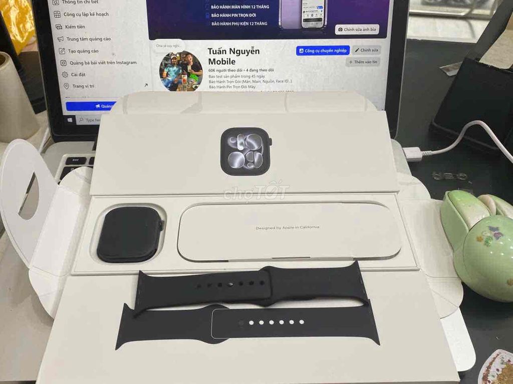 Apple Watch Series 11 GPS Đen 46MM. Mua bán Thiết bị đeo thông minh tại Quận 3 Tp Hồ Chí Minh được đăng bởi Tuấn Nguyễn hình 1