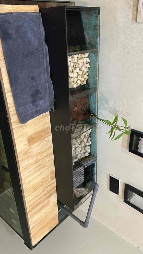 Bể cá kính gỗ 1m21x78cmx60cm. Mua bán Phụ kiện, Thức ăn, Dịch vụ tại Huyện Khoái Châu Hưng Yên được đăng bởi Quang Minh hình 1