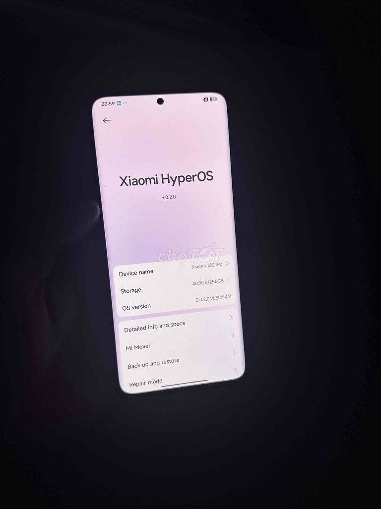 Xiaomi 12S Pro 8GB/256GB Đen. Mua bán Điện thoại tại Quận Cái Răng Cần Thơ được đăng bởi Maybe hình 1