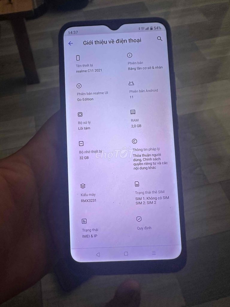 Realme C11 2021 32GB Đen. Mua bán Điện thoại tại Thị xã Bến Cát Bình Dương được đăng bởi Anh hình 1