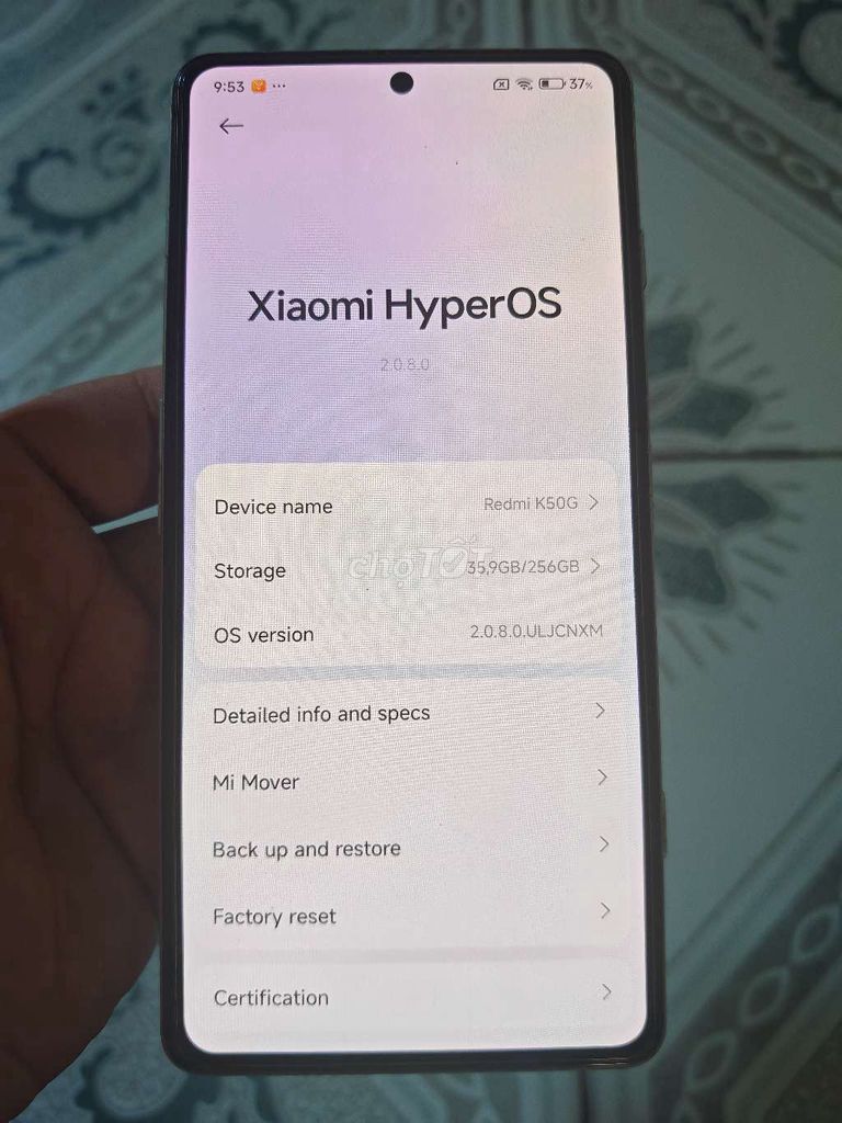 Redmi K50 Gm 12GB/256/ giao lưu, thu mua. Mua bán Điện thoại tại Huyện Thanh Trì Hà Nội được đăng bởi Vua điện thoại hình 1