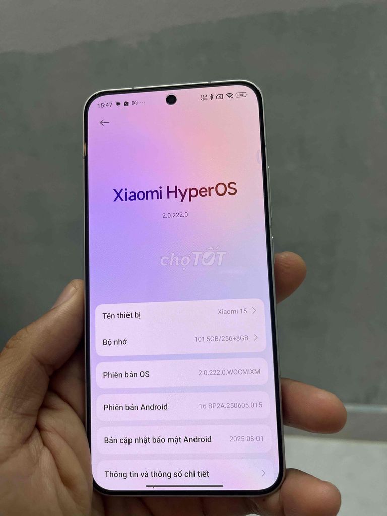 bán xiaomi 15 màu trắng còn bảo hành chính hãng. Mua bán Điện thoại tại Quận Hải Châu Đà Nẵng được đăng bởi nguyễn hoàng minh châu hình 1