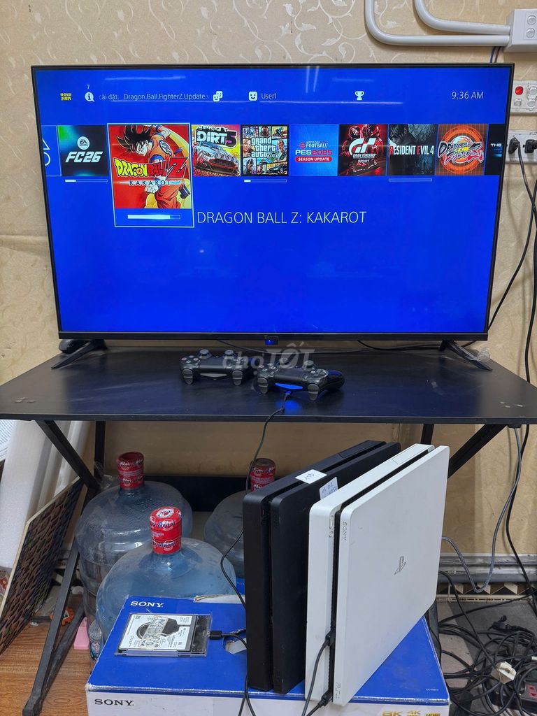 Sony PS4 Slim 500GB Đen, Trắng bản hack. Mua bán Thiết bị chơi game tại Quận Đống Đa Hà Nội được đăng bởi Tú Dybala hình 1