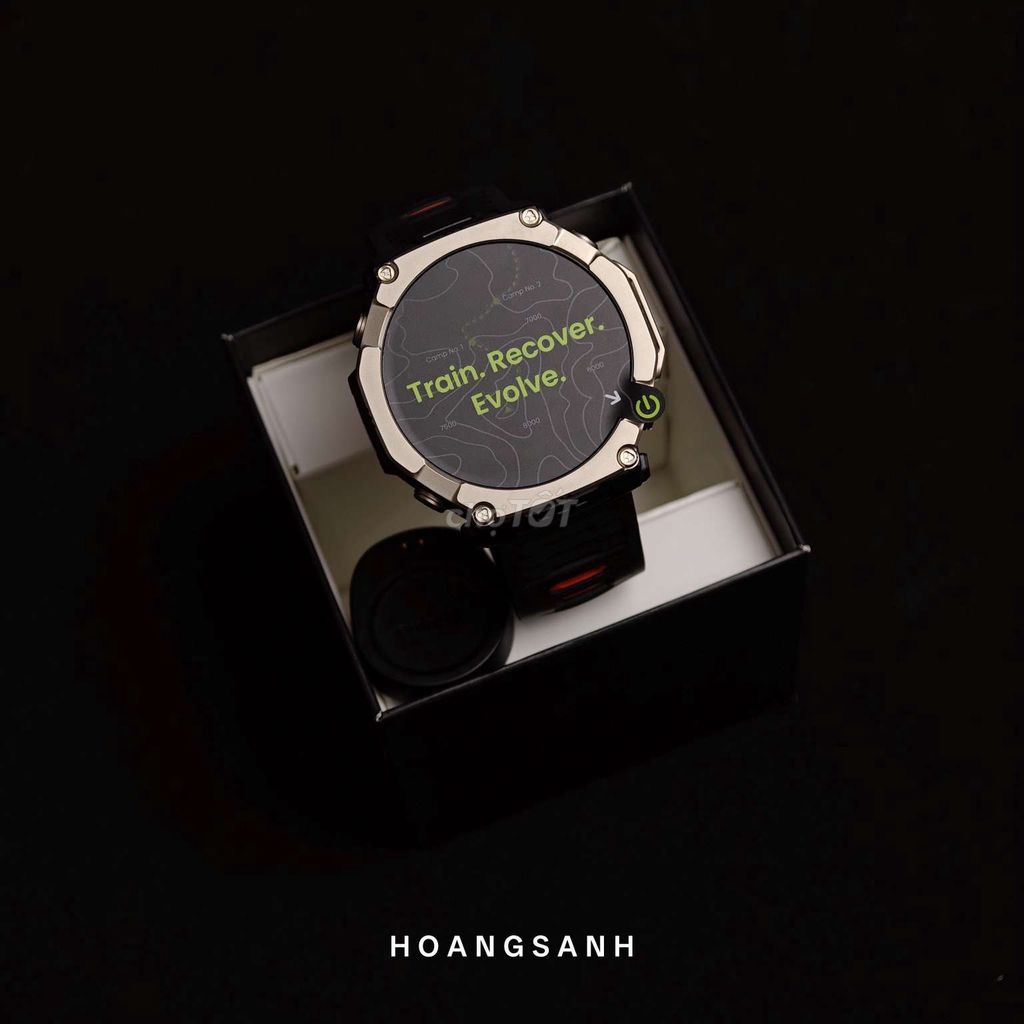 Amazfit T-Rex Ultra 2 51mm Đen Mới 100% Quốc Tế. Mua bán Thiết bị đeo thông minh tại Quận 11 Tp Hồ Chí Minh được đăng bởi HOÀNG SANH SPORTS hình 1