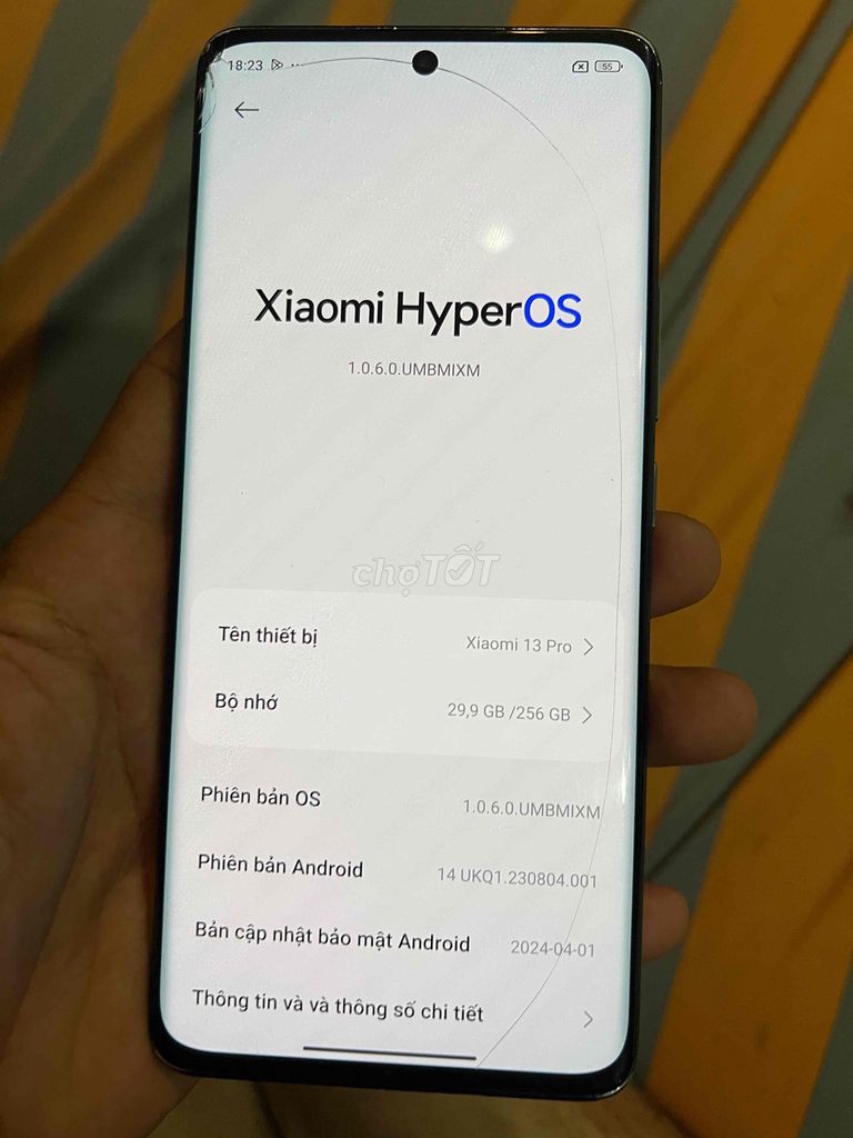 Xiaomi 13 Pro Ram 12+/256gb. Mua bán Điện thoại tại Thành phố Thủ Đức Tp Hồ Chí Minh được đăng bởi Tika hình 1