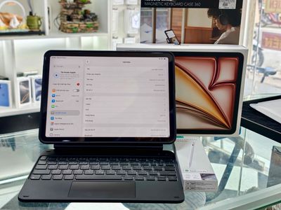ipad Air6 M2 VN/A Fullbox Likenew + Phím+ Pen ESR