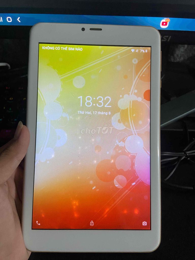 Masstel Tab8 Plus Trắng Vàng Đã qua sử dụng. Mua bán Máy tính bảng tại Huyện Mỹ Xuyên Sóc Trăng được đăng bởi Tùng nhân hình 1
