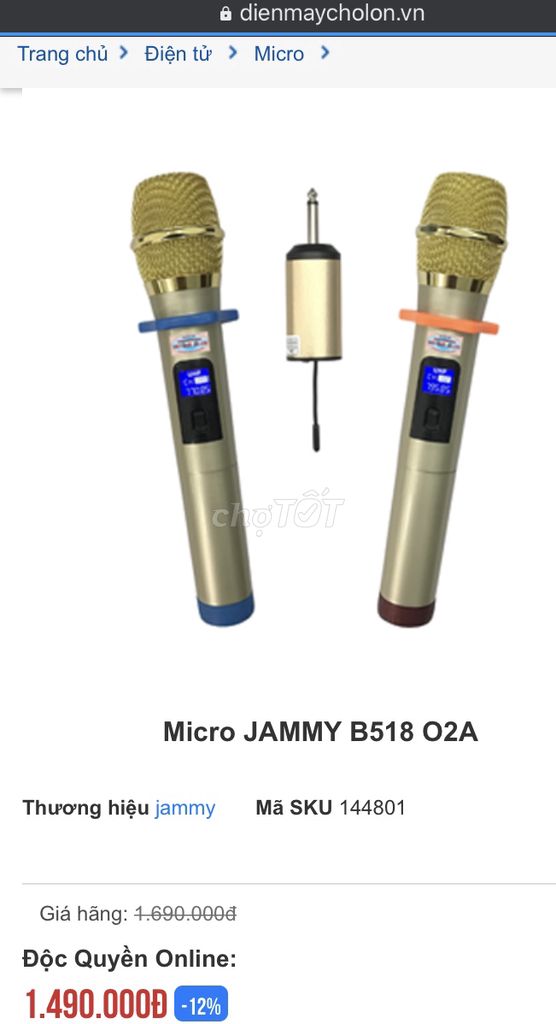 0984969545 - Micro JAMMy B518
