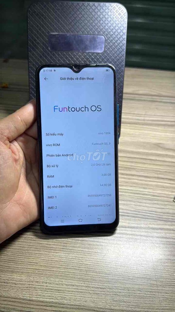 Vivo Y19 64GB Xanh. Mua bán Điện thoại tại Quận 12 Tp Hồ Chí Minh được đăng bởi Dinh Mai Nuong hình 1