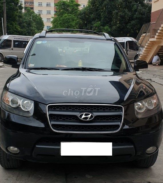 Hyundai Santa Fe 2.7 AT 4x4 2008 - nhập Hàn, Đen