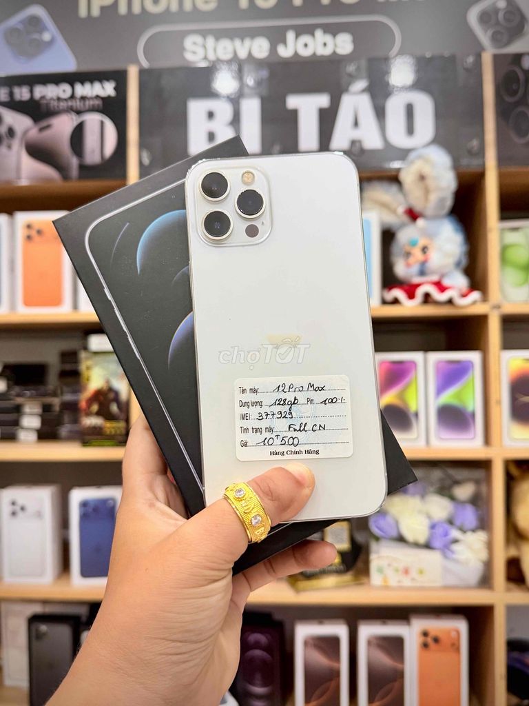 iPhone 12 Pro Max 128GB Trắng. Mua bán Điện thoại tại Thành phố Long Xuyên An Giang được đăng bởi Bi Táo Store hình 1