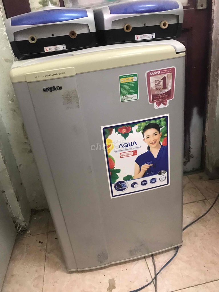 tủ lạnh Sanyo 90L đủ khay kệ có bh