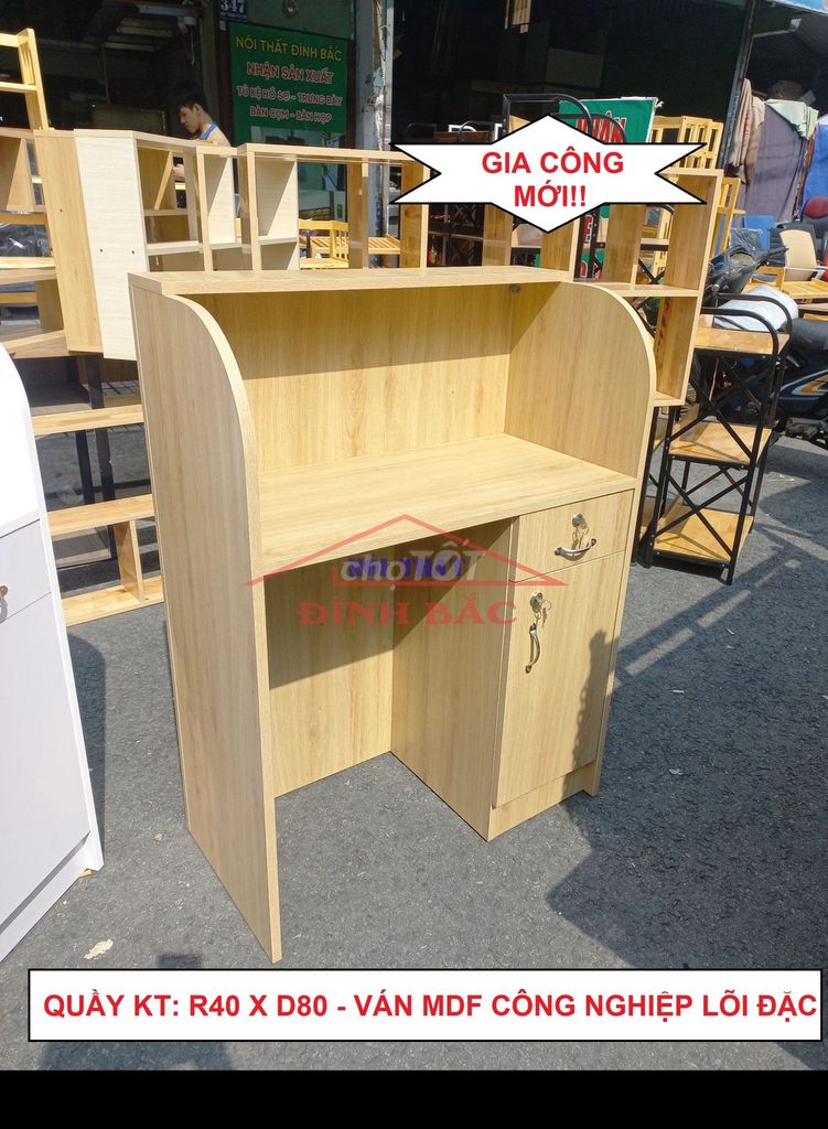 QUẦY SHOP - QUẦY TÍNH TIỀN - THU NGÂN - 40X80 -