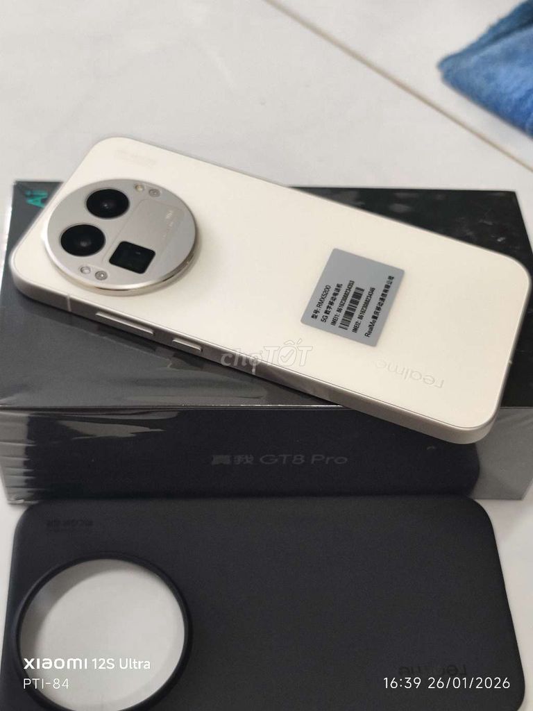 Realme GT 8 Pro 256GB Trắng sạc lươt. Mua bán Điện thoại tại Huyện Long Hồ Vĩnh Long được đăng bởi ptiteck hình 1