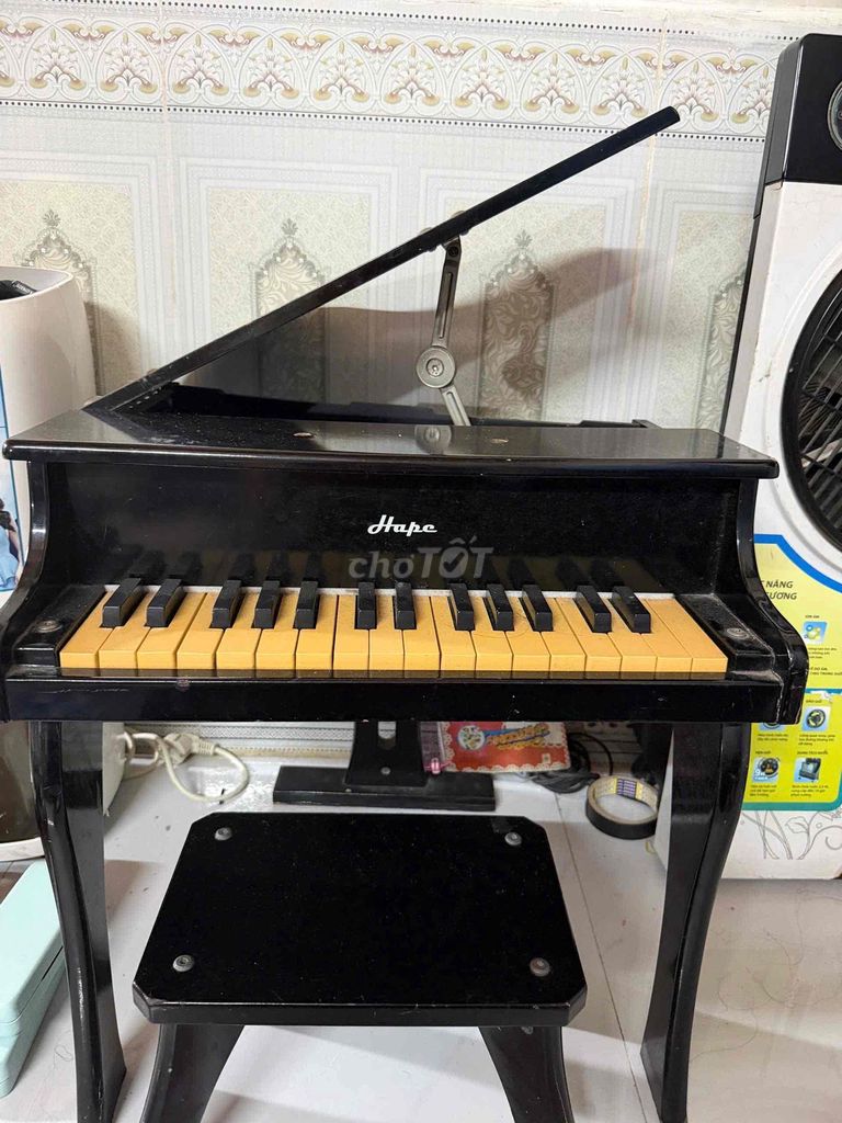 Đàn piano đồ chơi Hape gỗ đen. Mua bán Nhạc cụ tại Quận Thanh Khê Đà Nẵng được đăng bởi moki hình 1