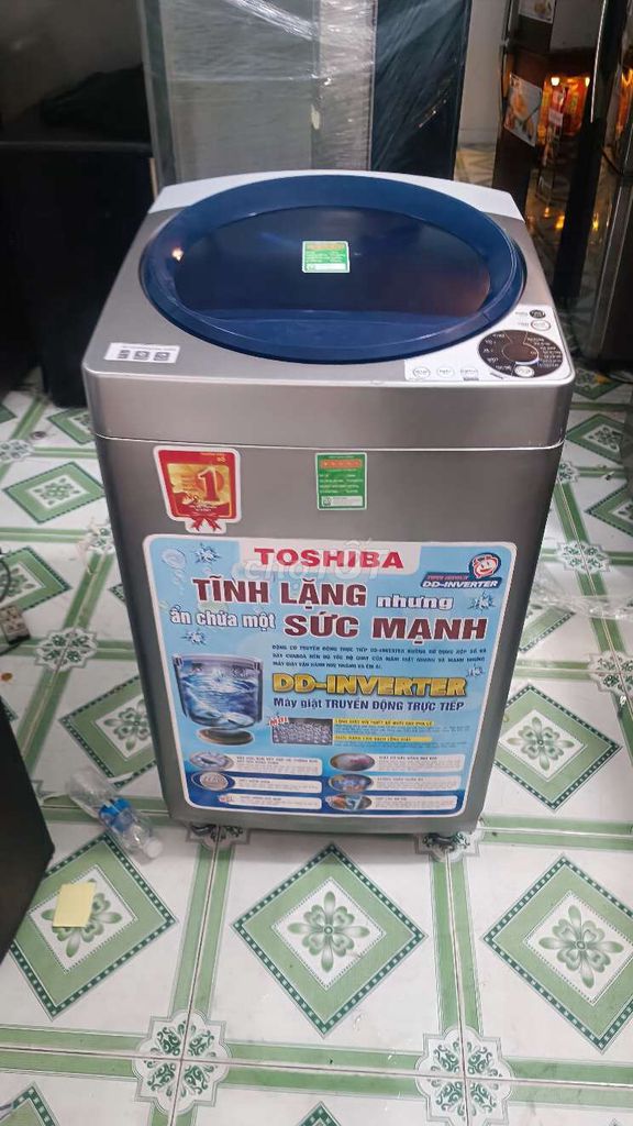 Máy giặt Toshiba 7.2kg Xám Tiết kiệm điện nước. Mua bán Máy giặt tại Thành phố Biên Hòa Đồng Nai được đăng bởi điện lạnh tuấn thành 86 hình 1