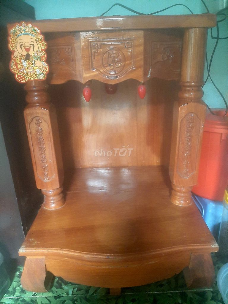 Tủ thờ Gỗ màu Nâu. Mua bán Tủ, kệ gia đình tại Quận 8 Tp Hồ Chí Minh được đăng bởi Hoàng Vũ hình 1