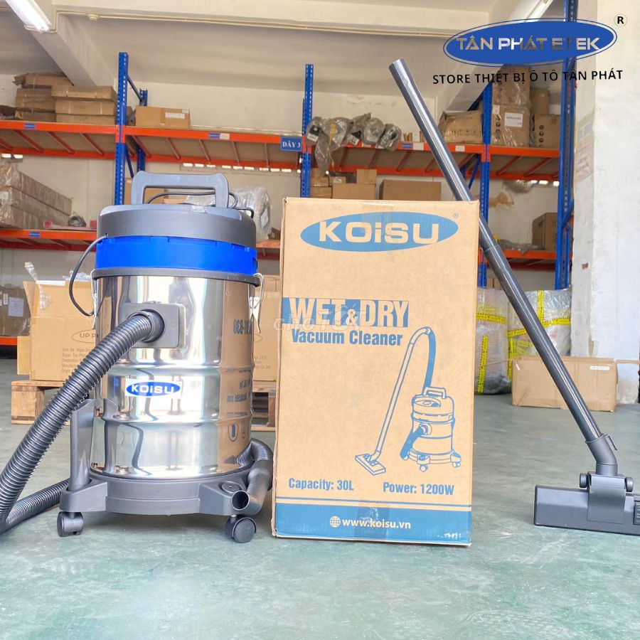 MÁY HÚT BỤI KHÔ ƯỚT GIA ĐÌNH, Ô TÔ - 30L - 1200W