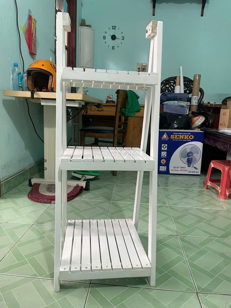 Kệ chữ A Gỗ Trắng 3 tầng 100x38cm. Mua bán Tủ, kệ gia đình tại Thành phố Thủ Dầu Một Bình Dương được đăng bởi Tên chưa cung cấp hình 1