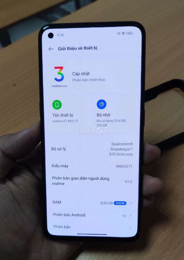 Realme GT NEO 3T 256GB Xanh. Mua bán Điện thoại tại Quận Liên Chiểu Đà Nẵng được đăng bởi Mr Lực hình 1