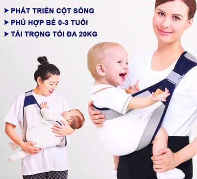 Địu lưới cho bé