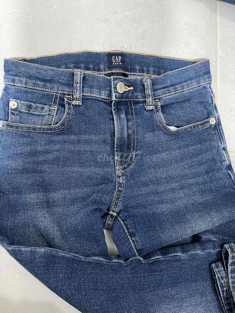 Quần jean bé GAP Stretch Straight auth size 10