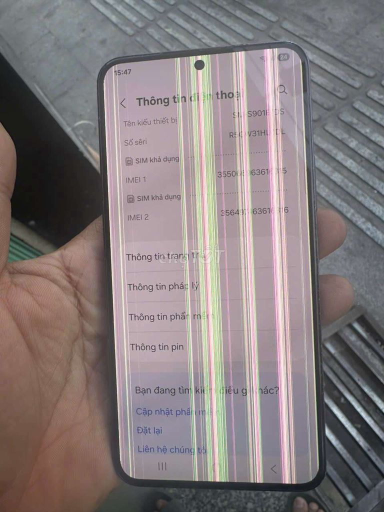 Samsung galaxy s22 sọc màn hình. Mua bán Điện thoại tại Quận Bình Thạnh Tp Hồ Chí Minh được đăng bởi minh ngọc hình 1