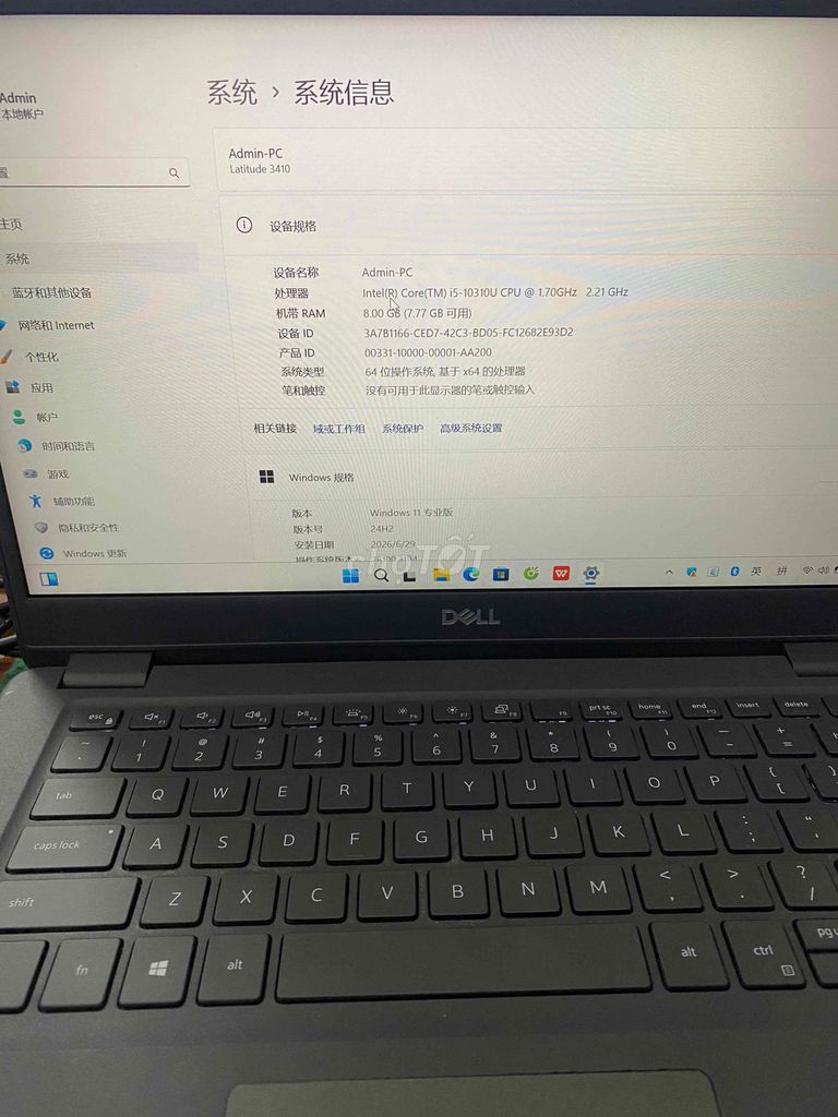 Dell Latitude 3410 i5-10310U 8GB Đen. Mua bán Laptop tại Thành phố Bắc Ninh Bắc Ninh được đăng bởi Ng Hùng hình 1