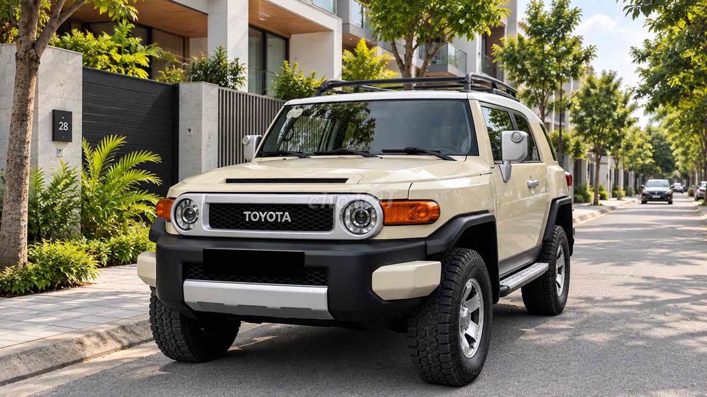 Toyota FJ Cruiser 2008 песочный Япония