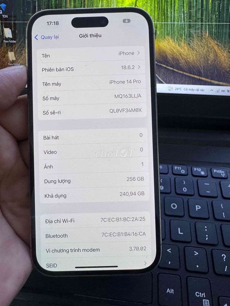 Apple iPhone 14 Pro 256GB Vàng. Mua bán Điện thoại tại Quận 6 Tp Hồ Chí Minh được đăng bởi QUỐC THIÊN BÁN GÓP 0 ĐỒNG  hình 1