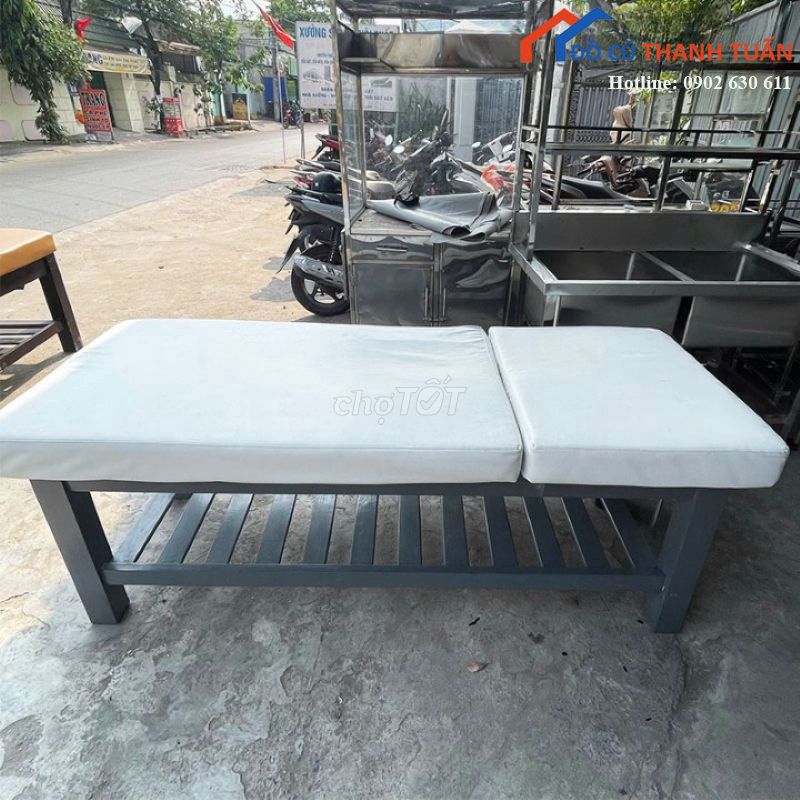 Giường Spa Khung Gỗ 1m85 Đẹp 90%. Mua bán Giường, chăn ga gối nệm tại Quận 1 Tp Hồ Chí Minh được đăng bởi Thanh Lý Thanh Tuấn hình 1