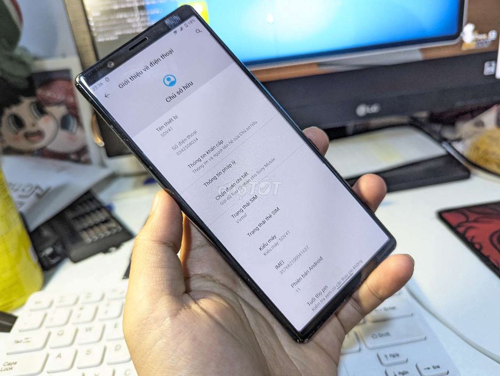 Sony Xperia 5 64GB Đen Đã sử dụng. Mua bán Điện thoại tại Thành phố Thủ Đức Tp Hồ Chí Minh được đăng bởi Văn Lâm hình 1