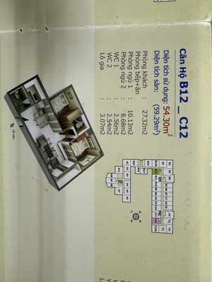 Bán CC HQC Hóc Môn, 1,15 tỷ, 60m2, 2PN, full nội thất, hàng hot!